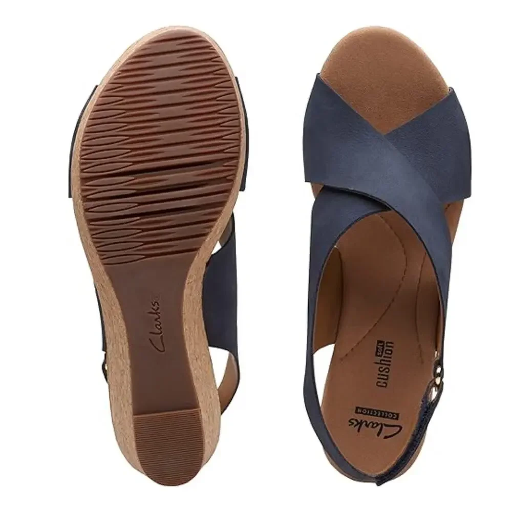 Clarks Women's Clarks Annadel Eirwyn Slingback Wedge Sandal // 8.5